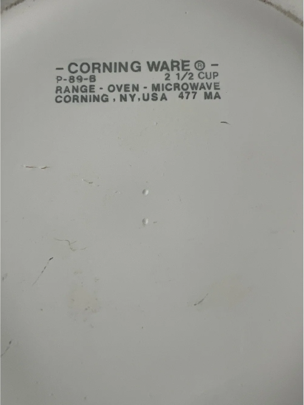 Corning Ware 2 1/2 Cup Saucepan with Floral Design